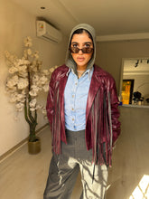 Load image into Gallery viewer, Fringes Faux Leather Jacket