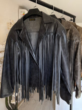 Load image into Gallery viewer, Fringes Faux Leather Jacket