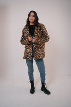 Load image into Gallery viewer, Leopard Statement Blazer Coat