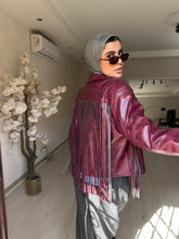 Load image into Gallery viewer, Fringes Faux Leather Jacket
