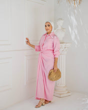 Load image into Gallery viewer, Monochrome Shirt & Wrapped Skirt Set