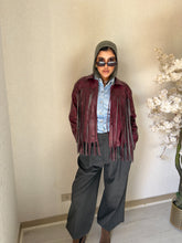 Load image into Gallery viewer, Fringes Faux Leather Jacket