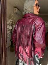 Load image into Gallery viewer, Fringes Faux Leather Jacket