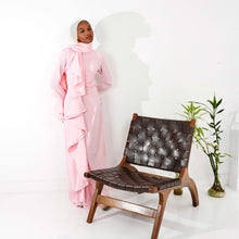 Load image into Gallery viewer, Flowy Side ruffle dress in Pink