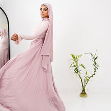 Load image into Gallery viewer, Amwaj gown in Pink with cover chest