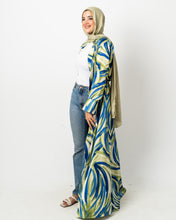 Load image into Gallery viewer, wrapped colorful satin dress