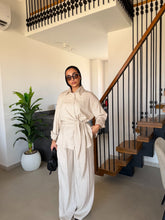 Load image into Gallery viewer, Pinstripe linen wrap Set