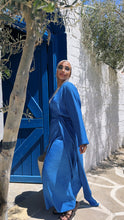 Load image into Gallery viewer, Linen wrapped Dress with drapes