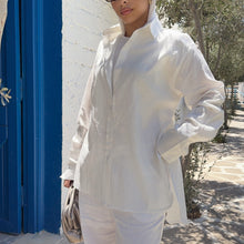 Load image into Gallery viewer, Pure Linen oversized-Shirt
