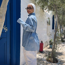 Load image into Gallery viewer, Pure Linen oversized-Shirt