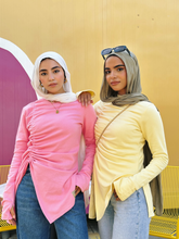 Load image into Gallery viewer, Asymmetrical Rouched side Top