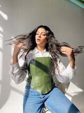 Load image into Gallery viewer, Leather corset