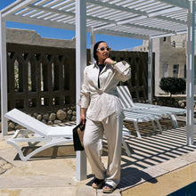 Load image into Gallery viewer, Pinstripe Linen Set