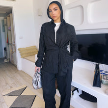 Load image into Gallery viewer, Pinstripe Linen Set