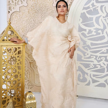 Load image into Gallery viewer, Pearl Organza Plissé Kaftan
