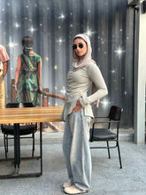 Load image into Gallery viewer, Asymmetrical Rouched side Top