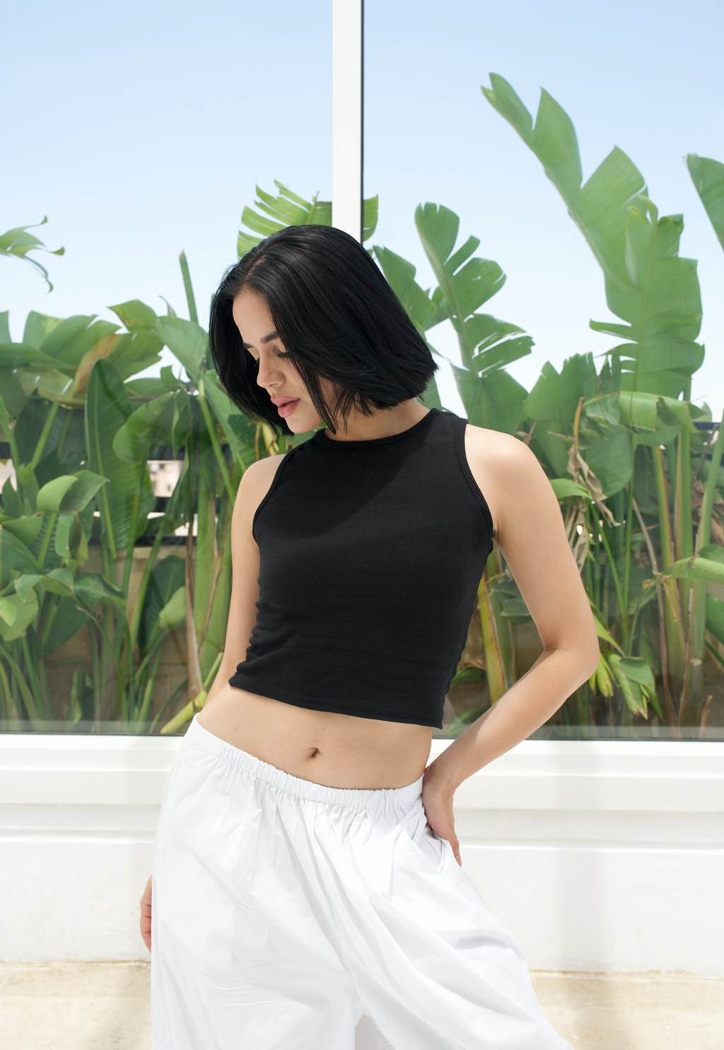 Balloon fit pants