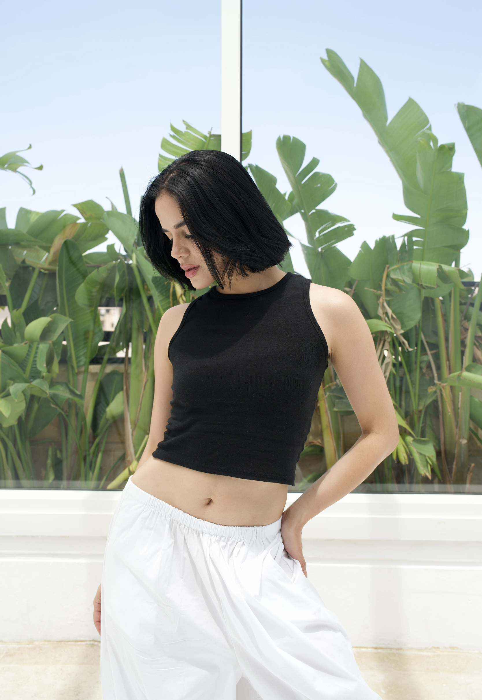 Balloon fit pants