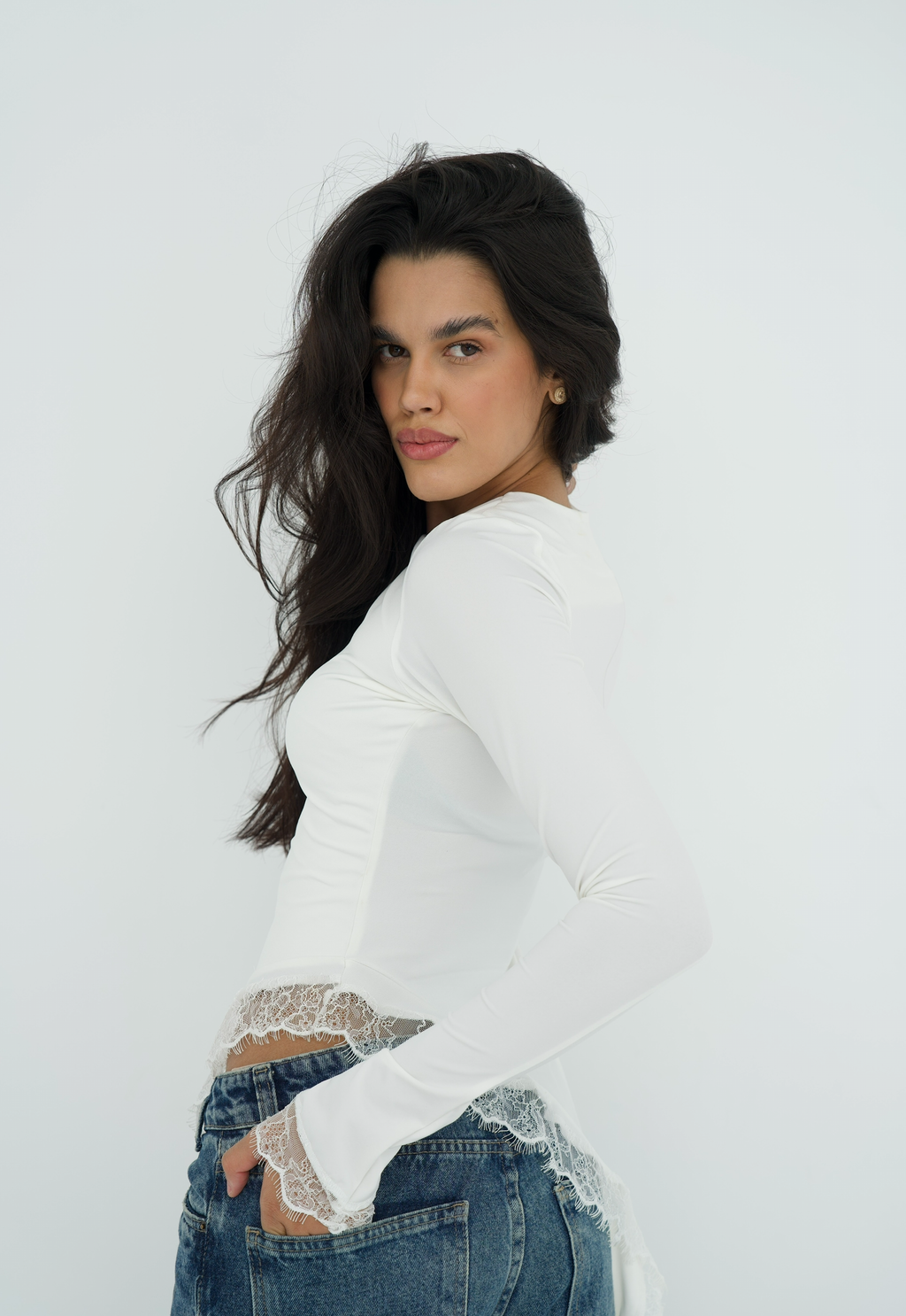 Sculpted Lace Top