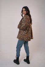 Load image into Gallery viewer, Leopard Statement Blazer Coat
