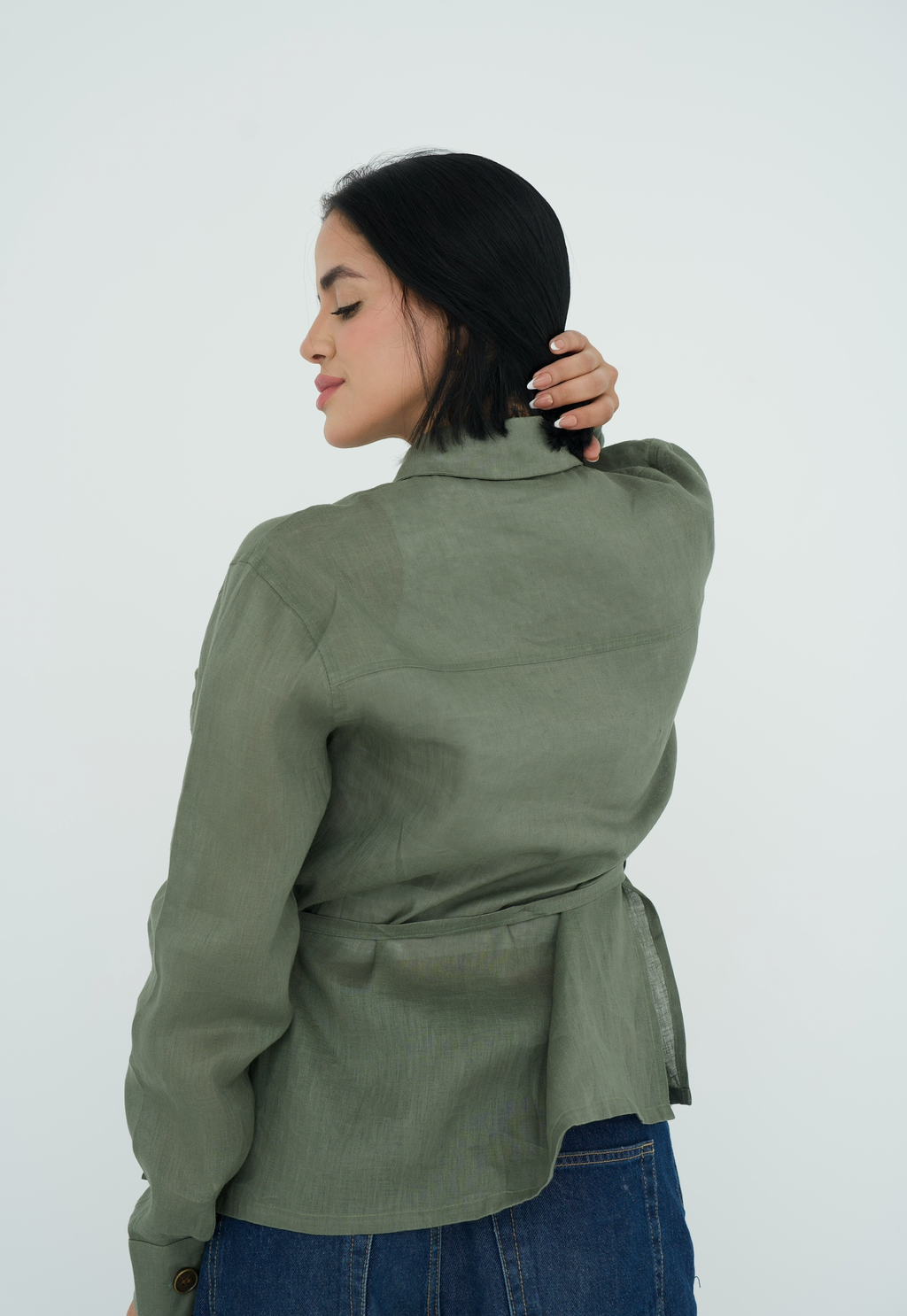 Cargo Linen Shirt