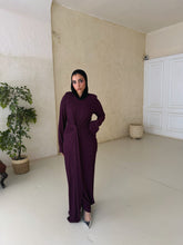 Load image into Gallery viewer, Twisted knot maxi dress in purple
