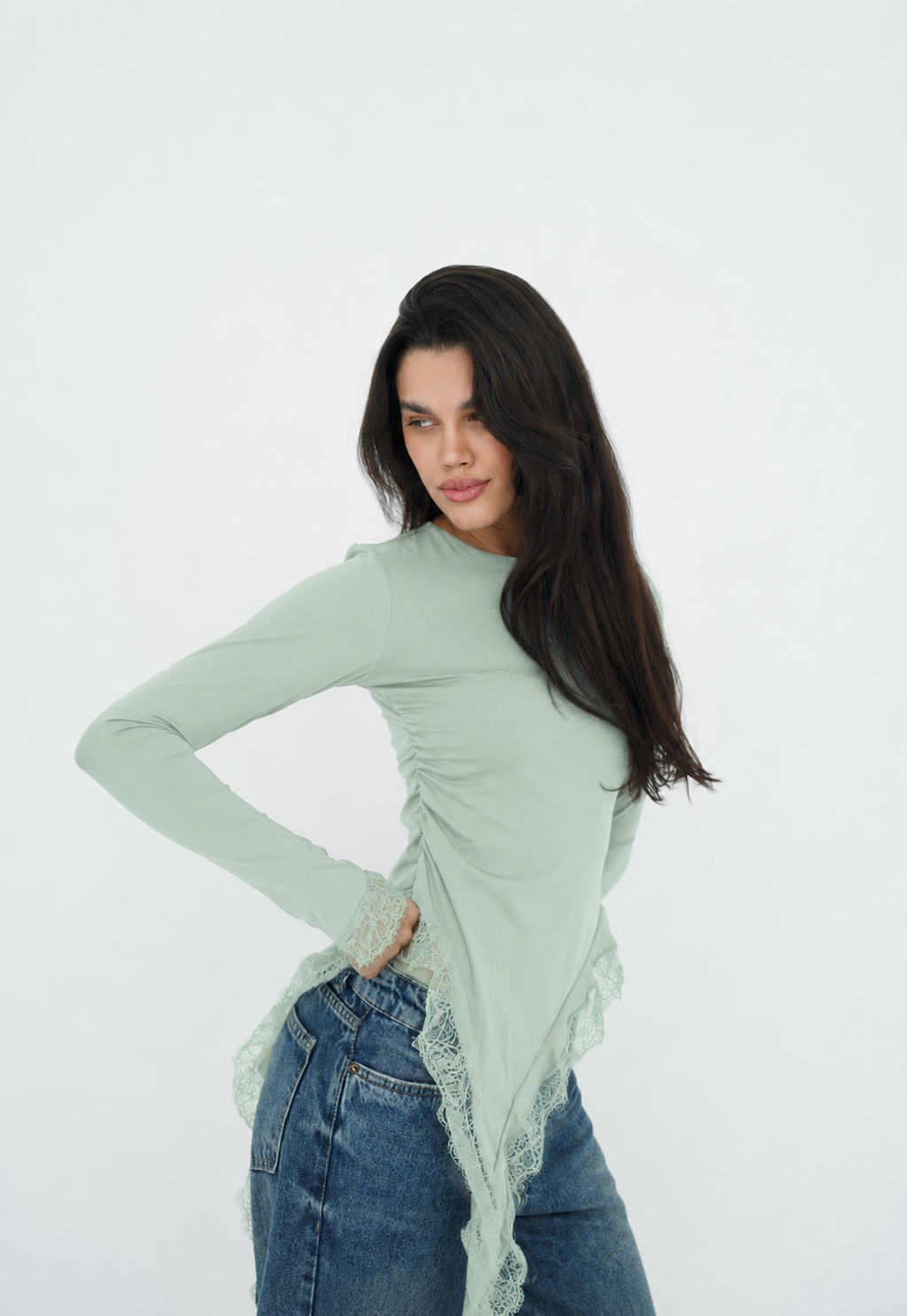Sculpted Lace Top