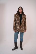 Load image into Gallery viewer, Leopard Statement Blazer Coat
