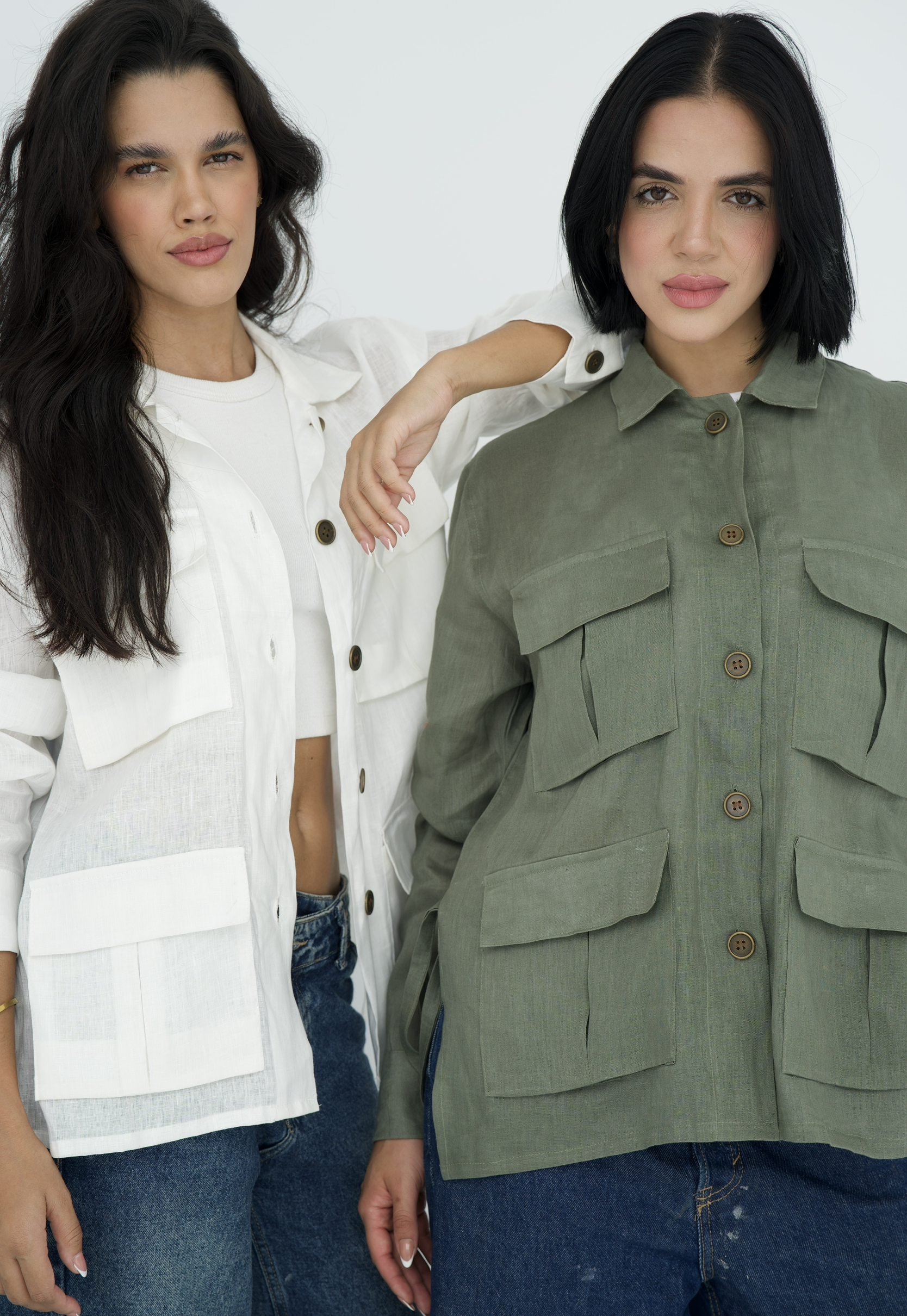 Cargo Linen Shirt