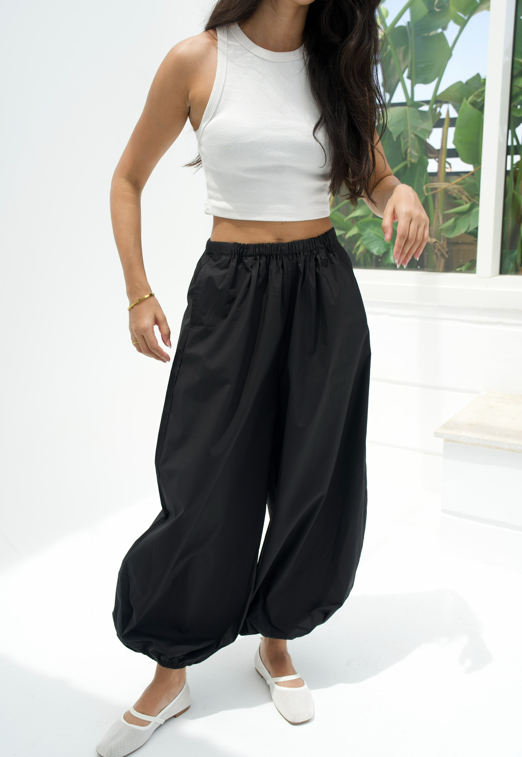 Balloon fit pants