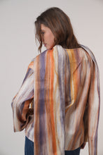 Load image into Gallery viewer, Pure wool jacket with Shawl in beige
