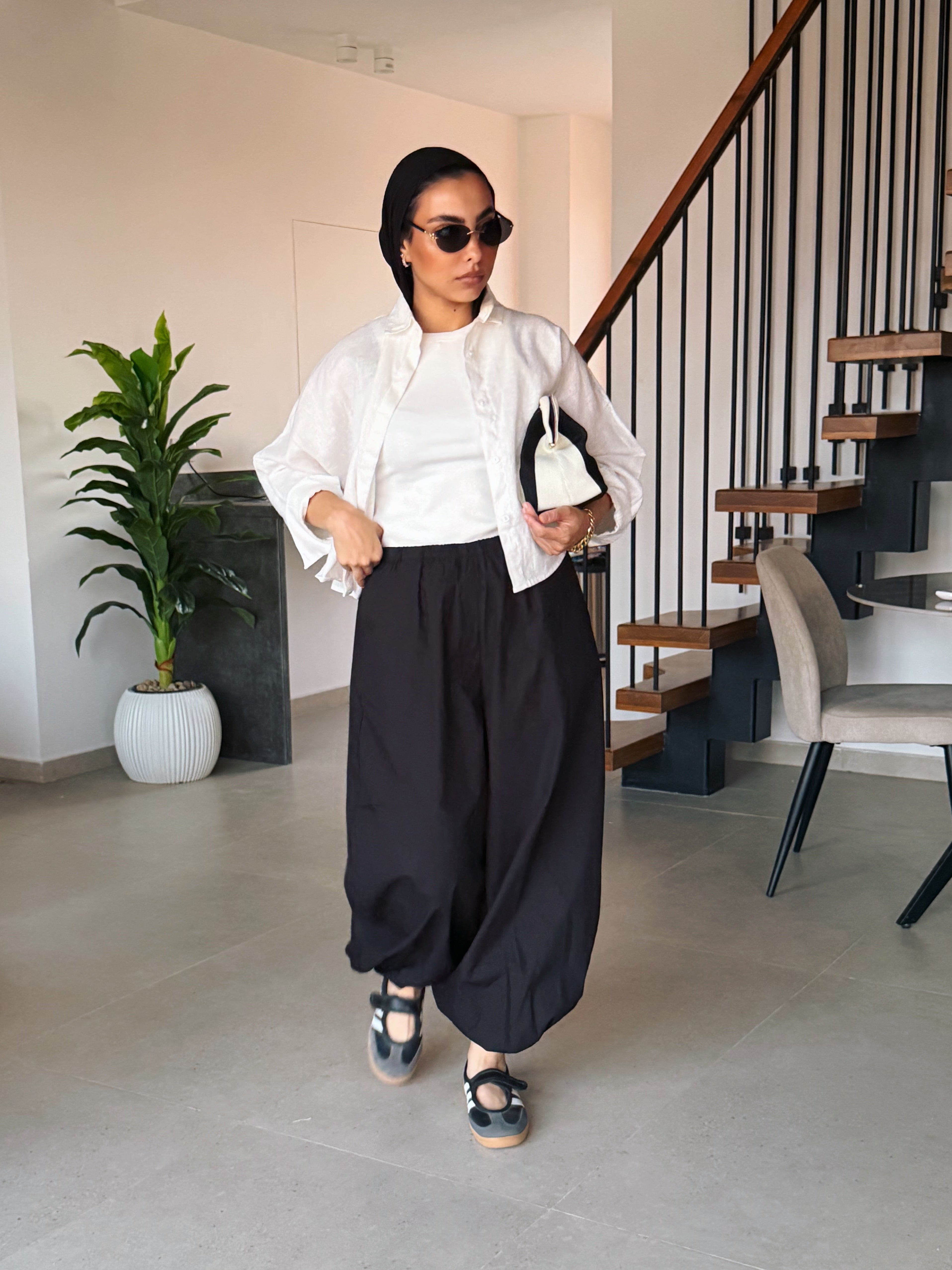 Balloon fit pants