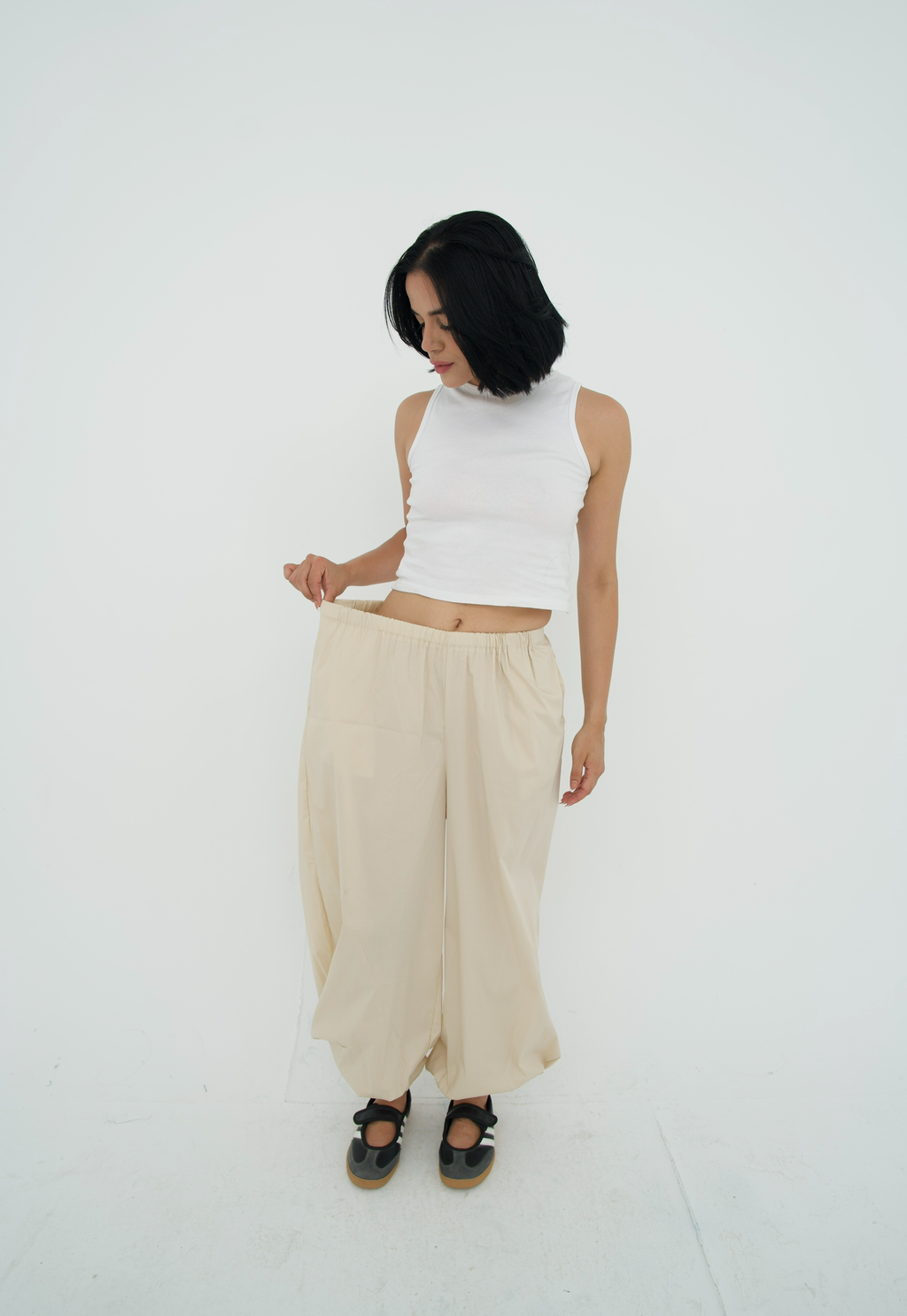 Balloon fit pants