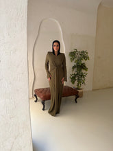 Load image into Gallery viewer, twisted knot maxi dress in Olive

