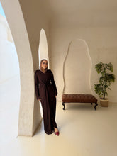 Load image into Gallery viewer, twisted knot maxi dress in Brown
