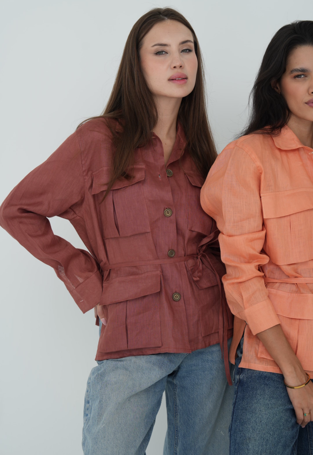 Cargo Linen Shirt