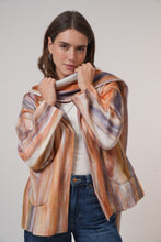 Load image into Gallery viewer, Pure wool jacket with Shawl in beige
