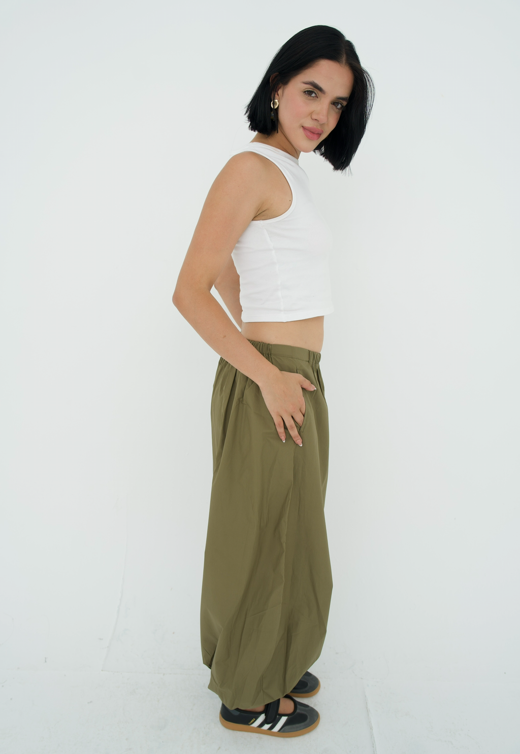 Balloon fit pants