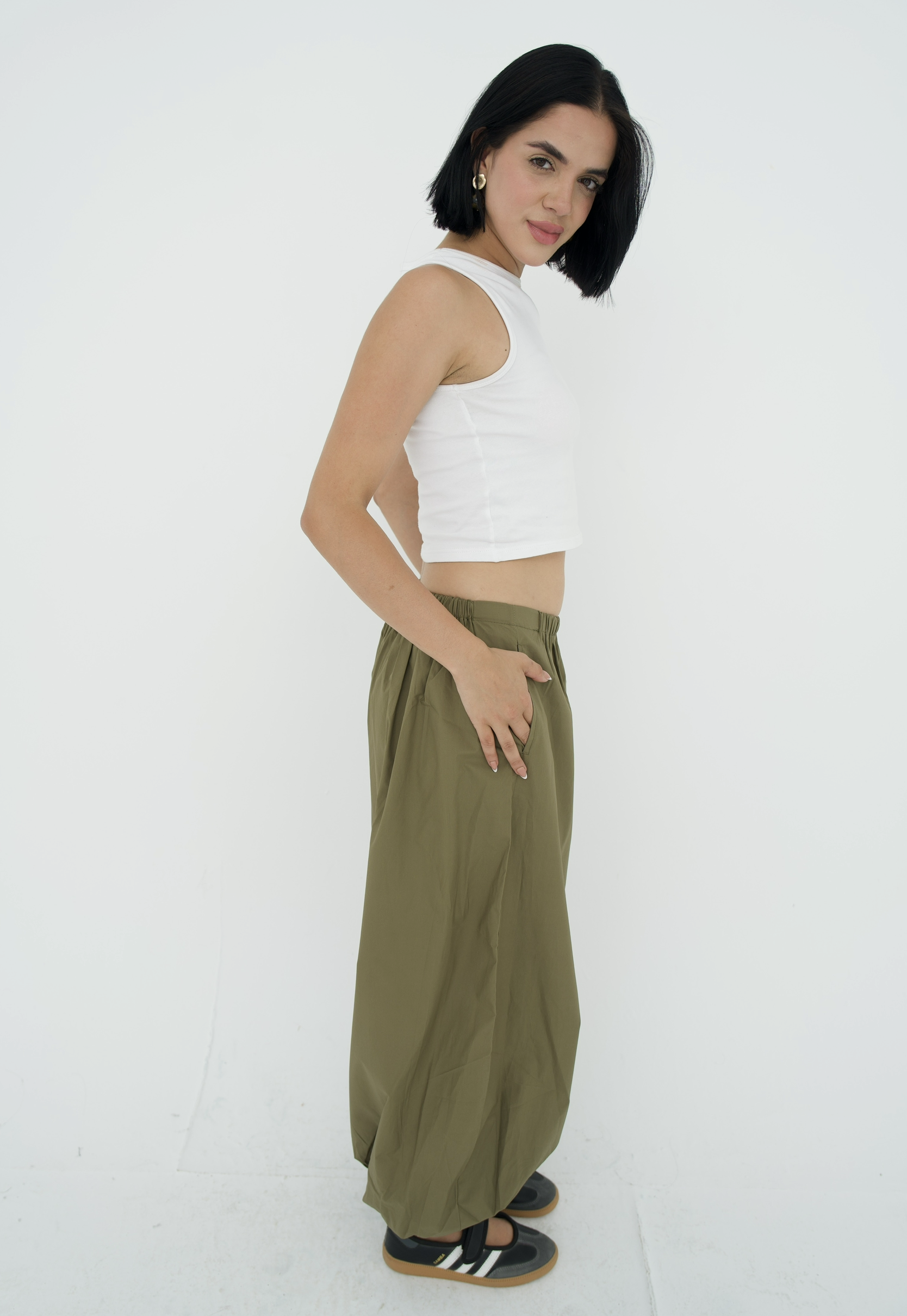 Balloon fit pants