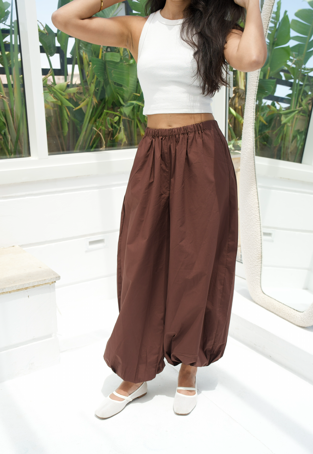 Balloon fit pants