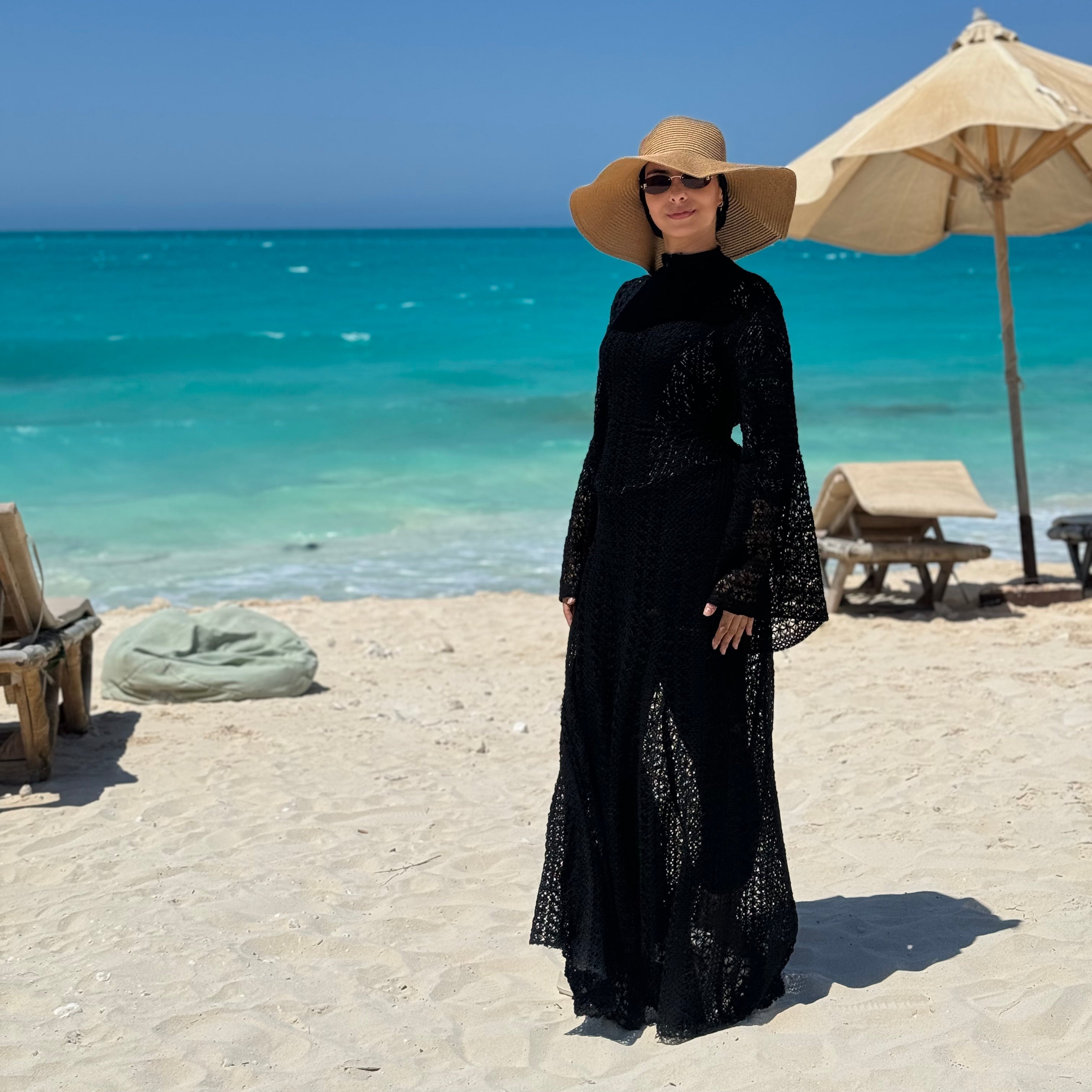Crochet beach dress & coverup
