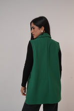 Load image into Gallery viewer, Wool Sleeveless Pocket long Vest
