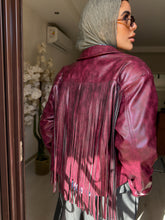Load image into Gallery viewer, Fringes Faux Leather Jacket
