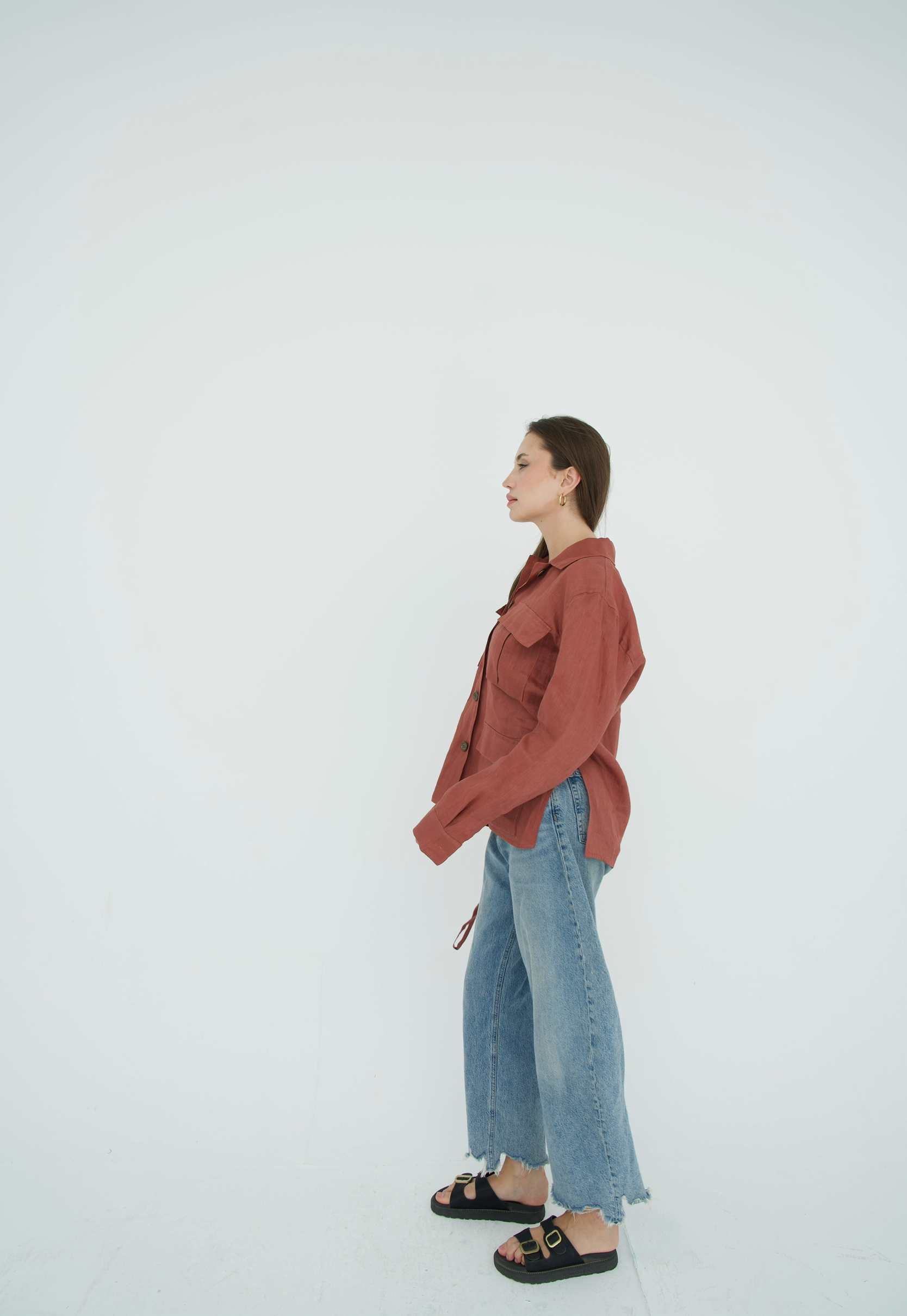 Cargo Linen Shirt