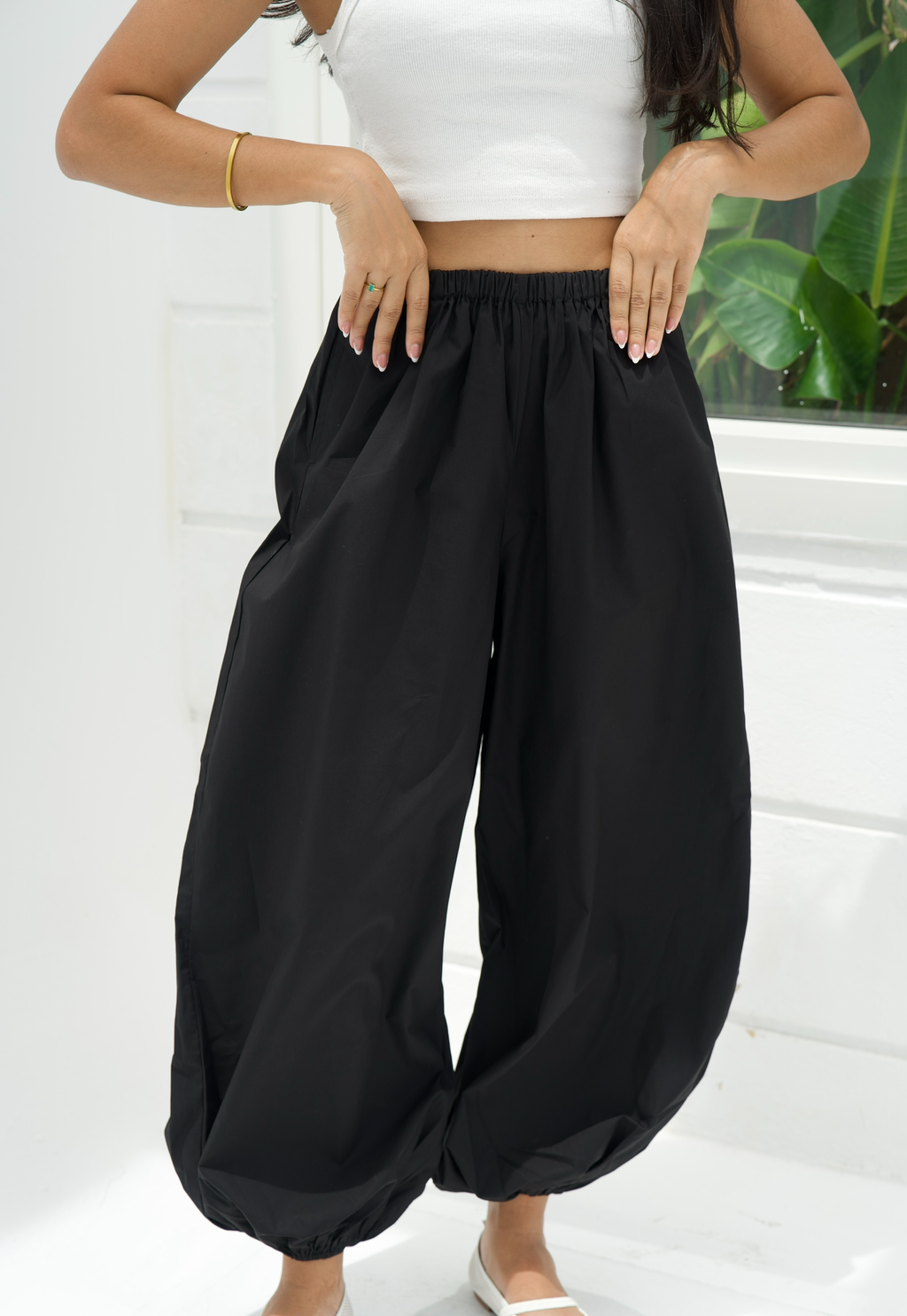 Balloon fit pants