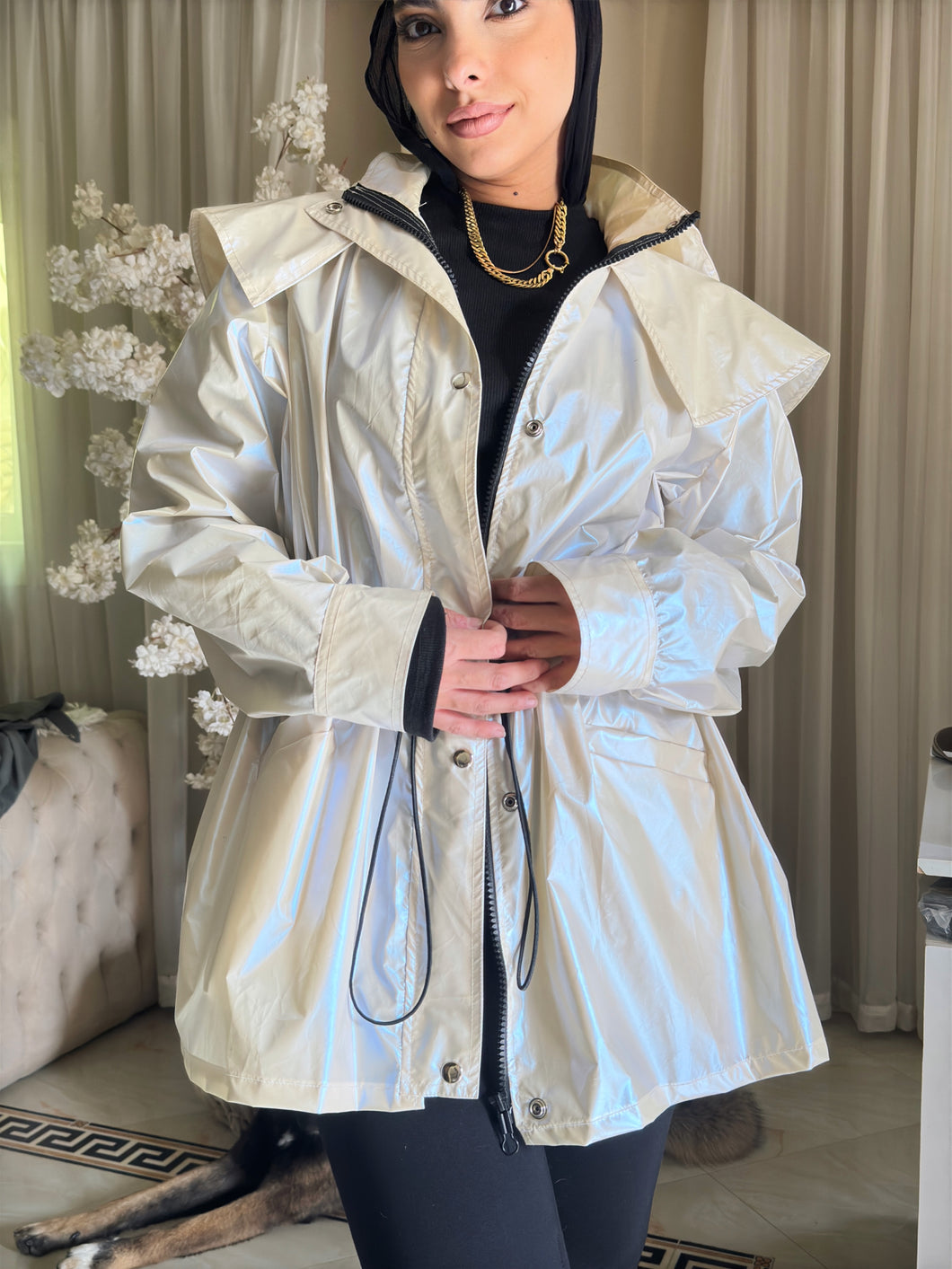 Waterproof jaceket with hood