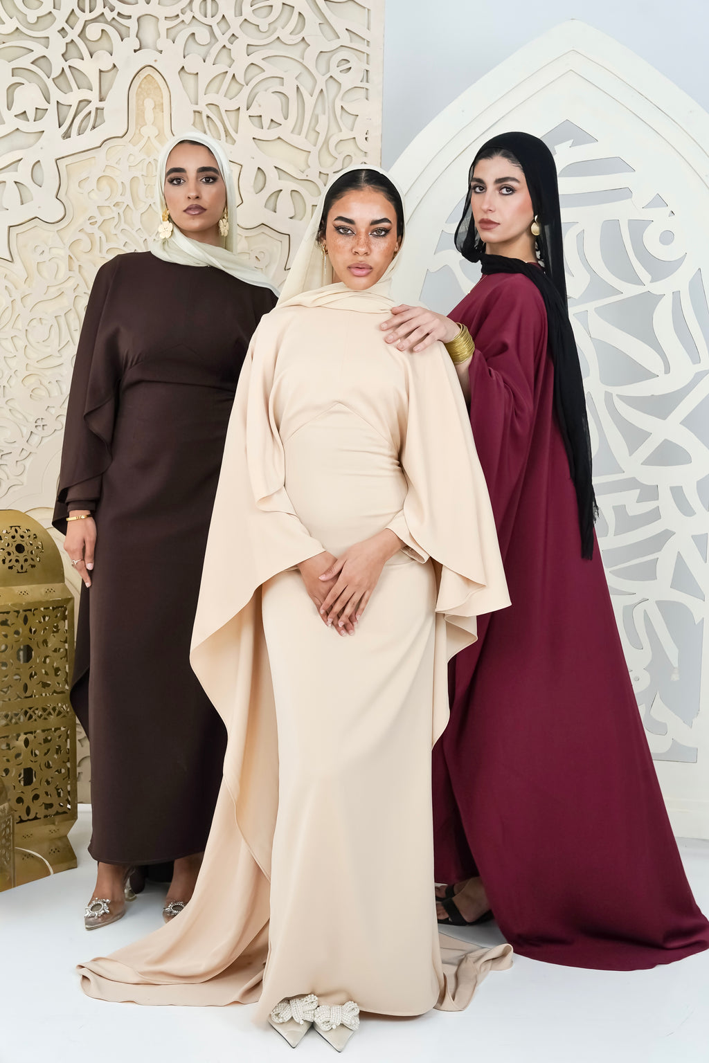 Ivory Elegance Kaftan dress