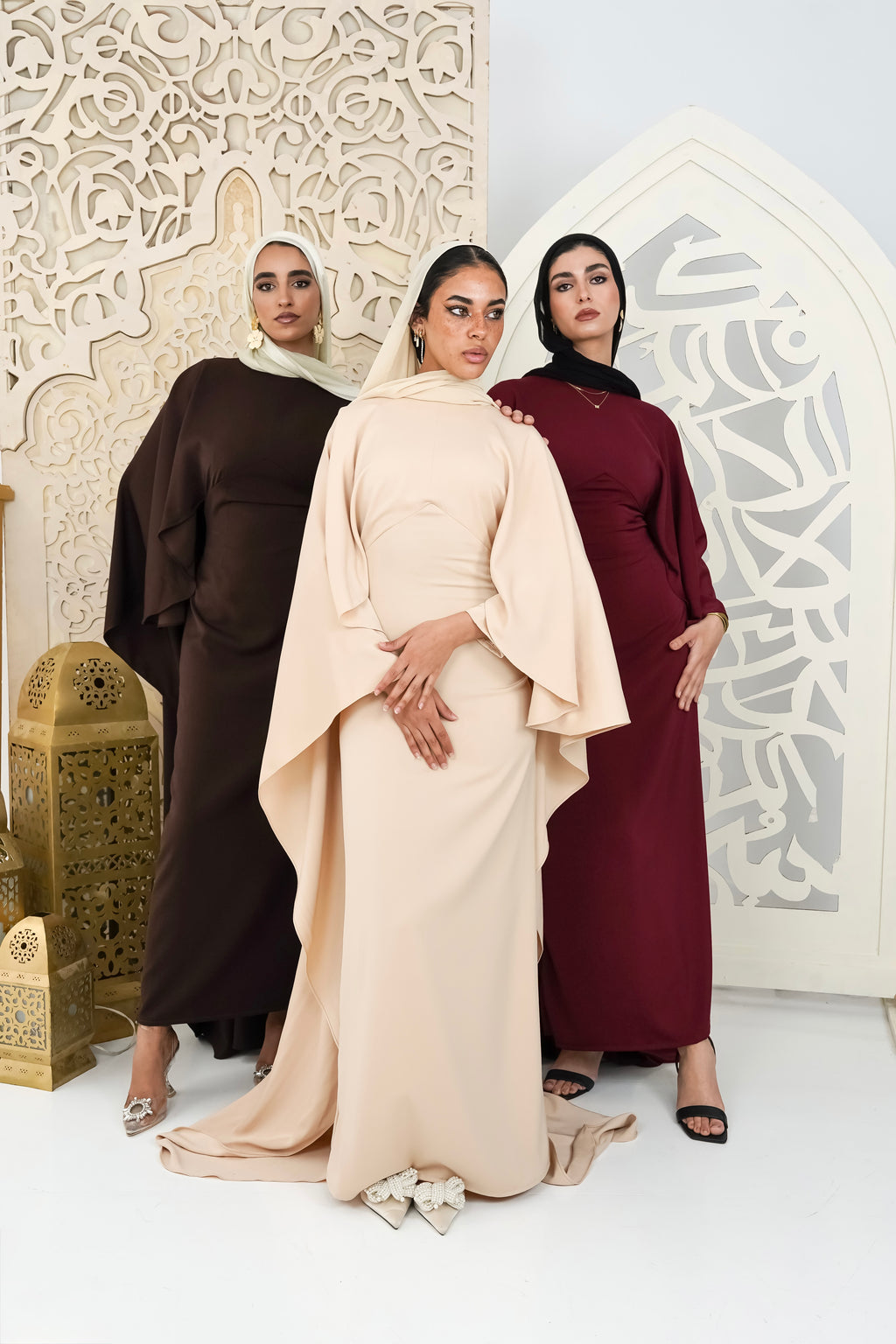 Ivory Elegance Kaftan dress
