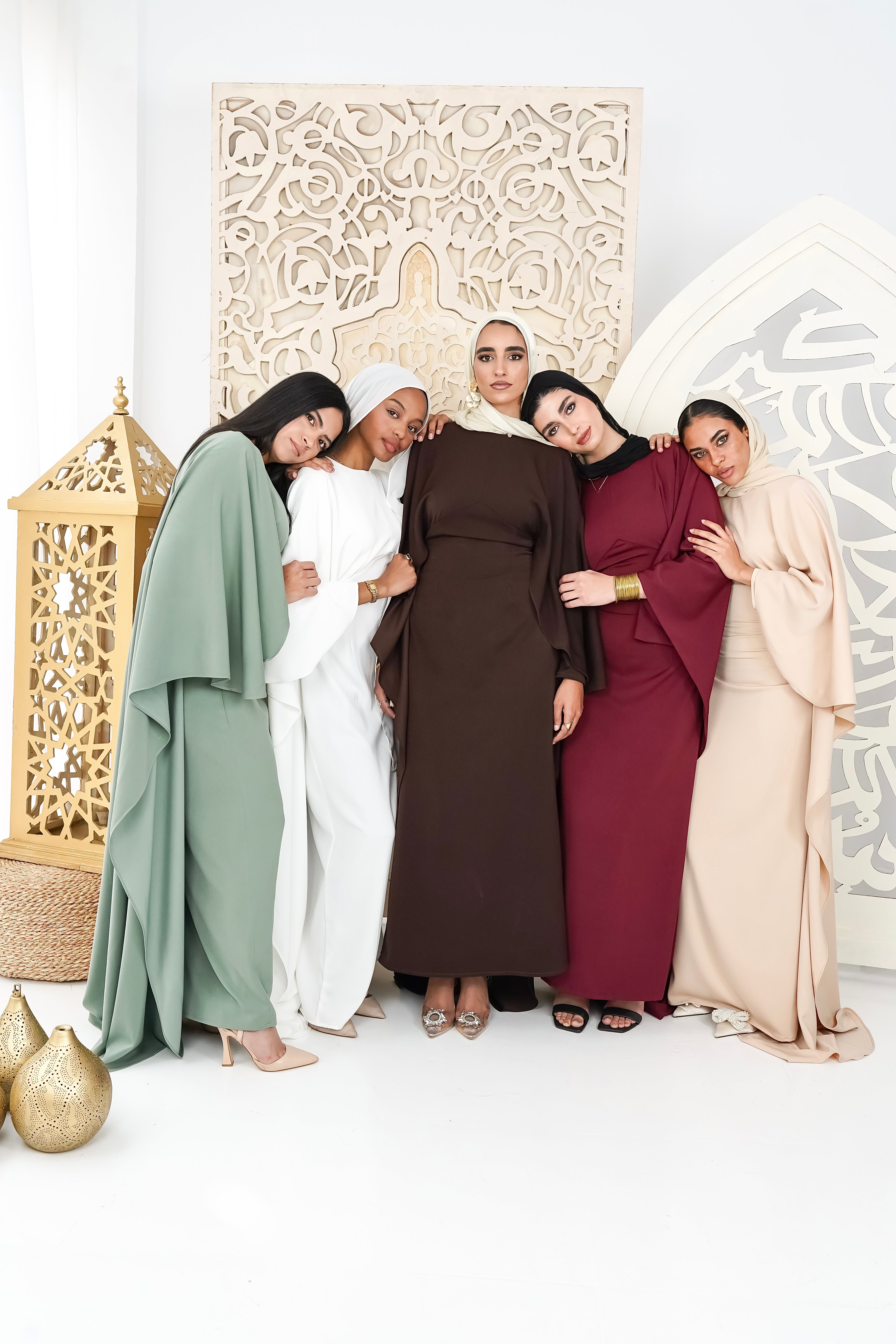 Ivory Elegance Kaftan dress