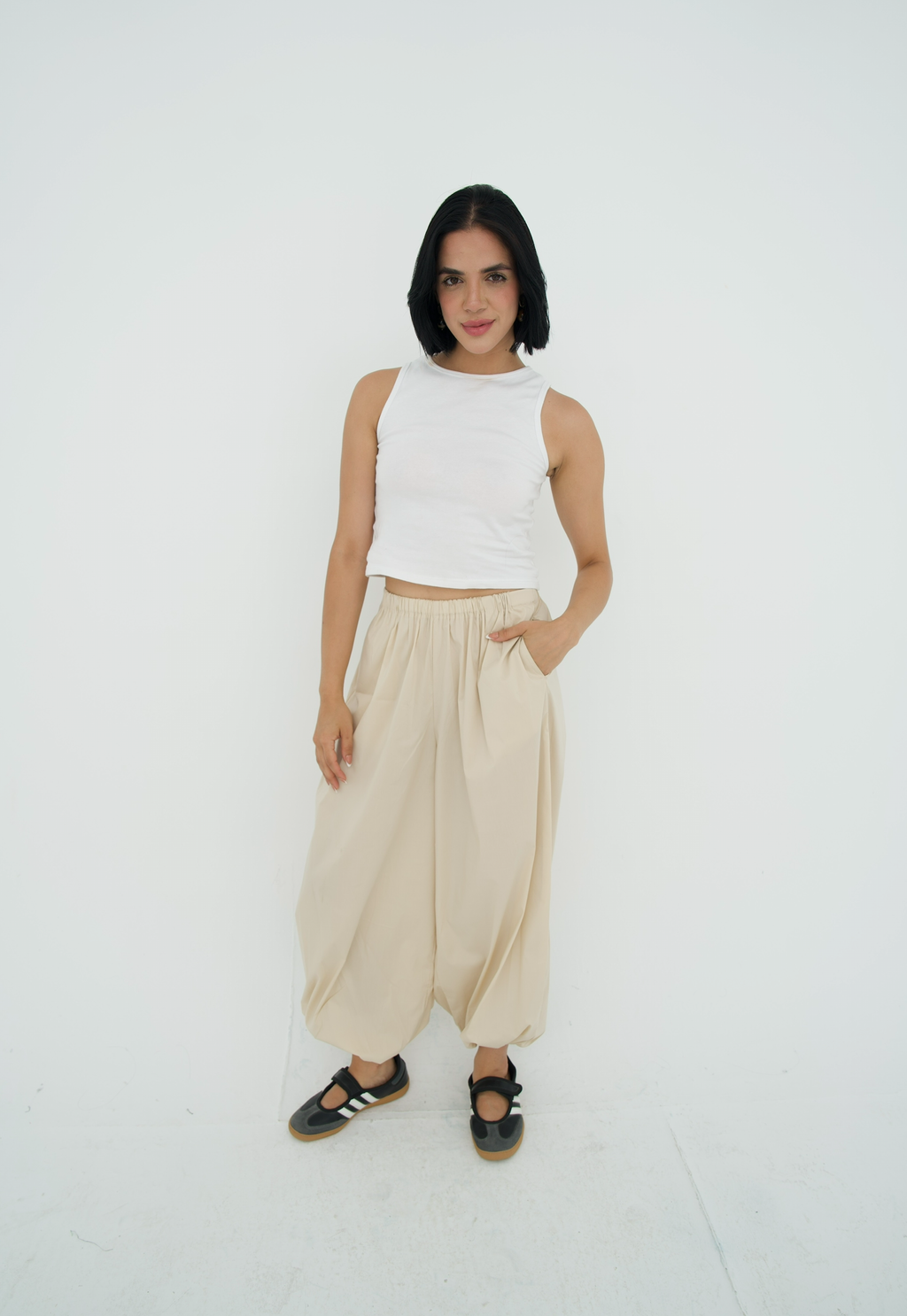 Balloon fit pants